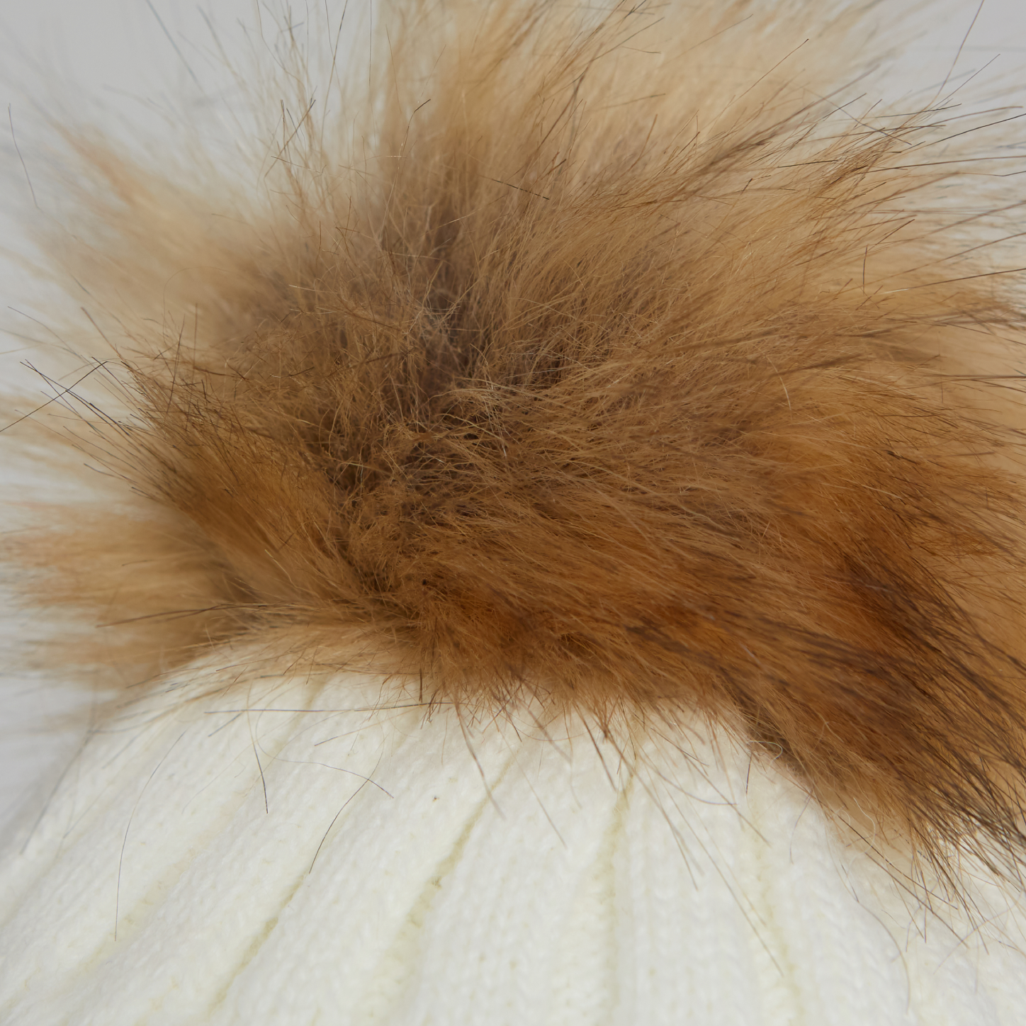 Шапка и снуд KUBRIO KU-H-112-FurPomREB-white - фото 9