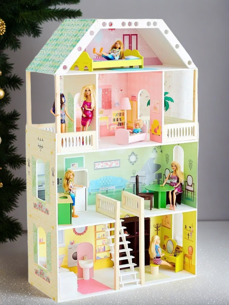 Домик для кукол PAREMO с мебелью PD318-01 - фото 2