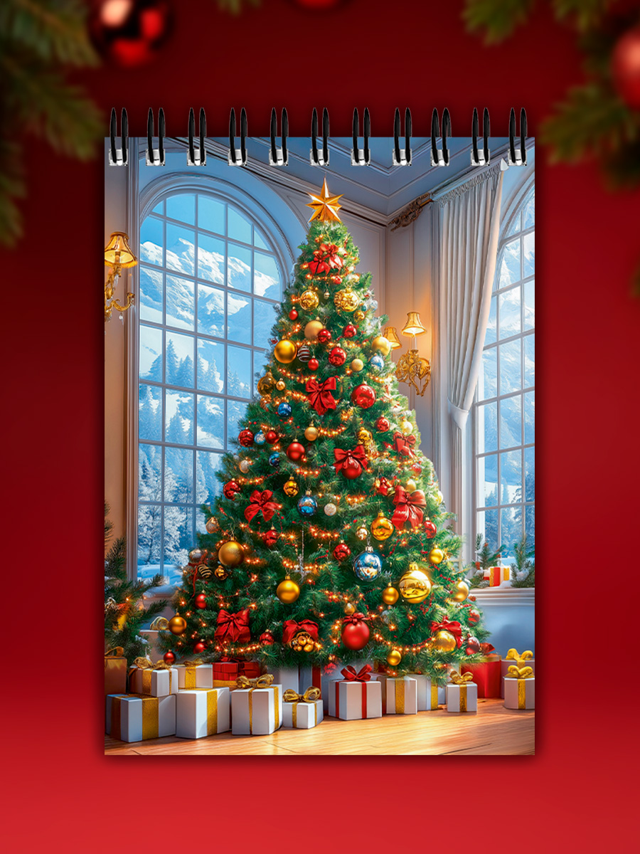 Блокнот Prof-Press Новогодние картинки 32 лист. - фото 10