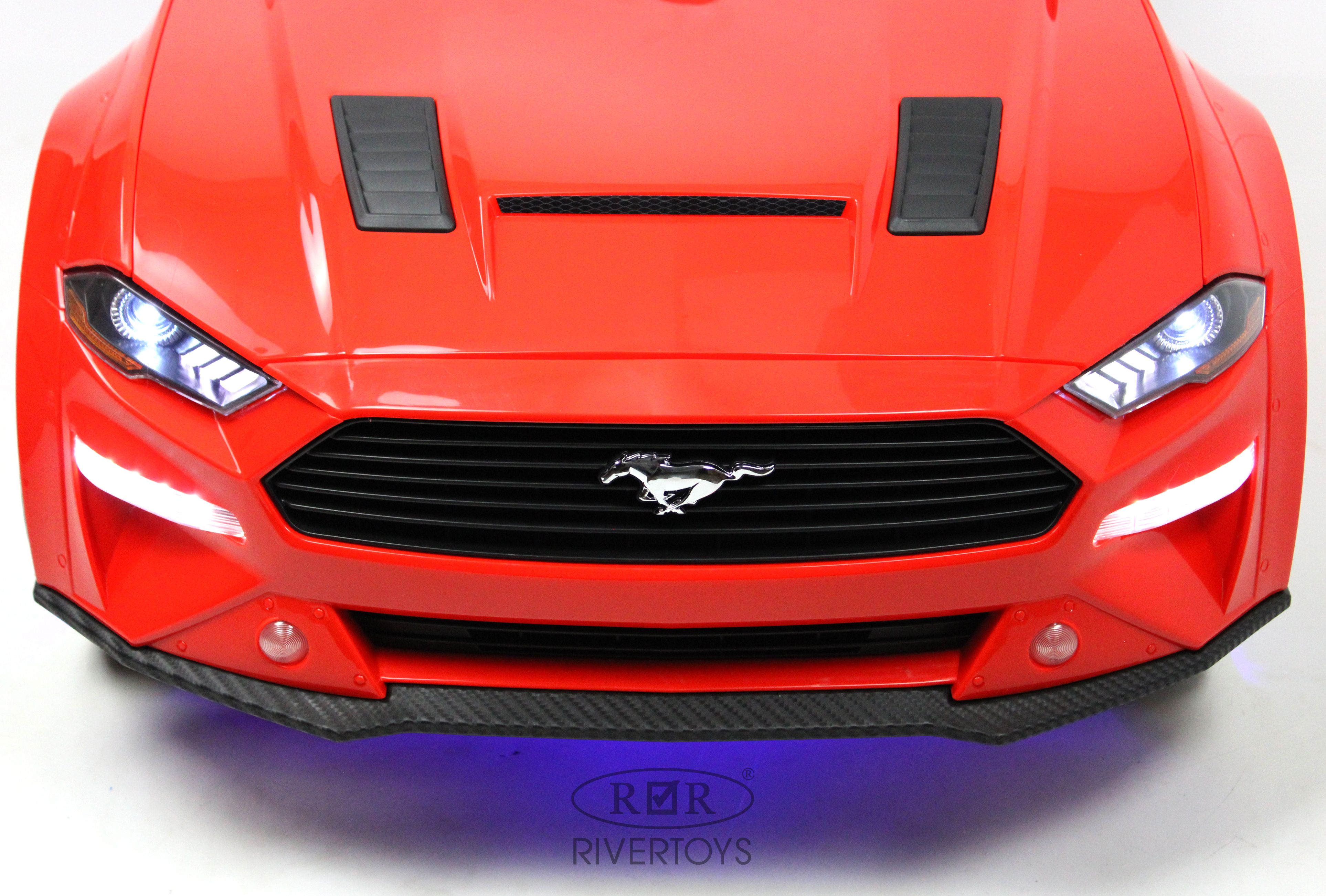 Электромобиль RIVERTOYS A222MP-RED С пультом ДУ - фото 20