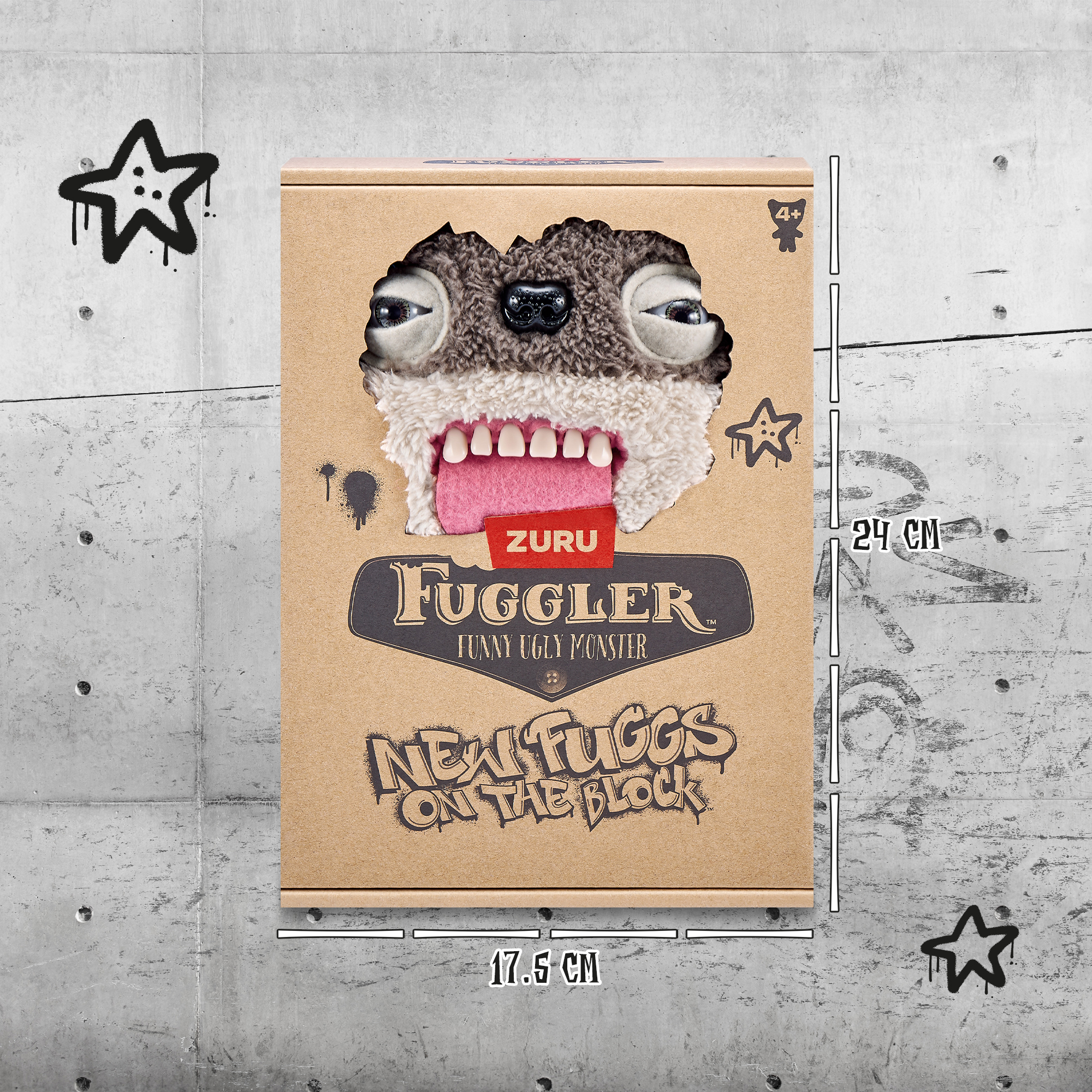 Игрушка мягкая FUGGLER Потрясный мишка Коварный сосед 24см 15713M - фото 3
