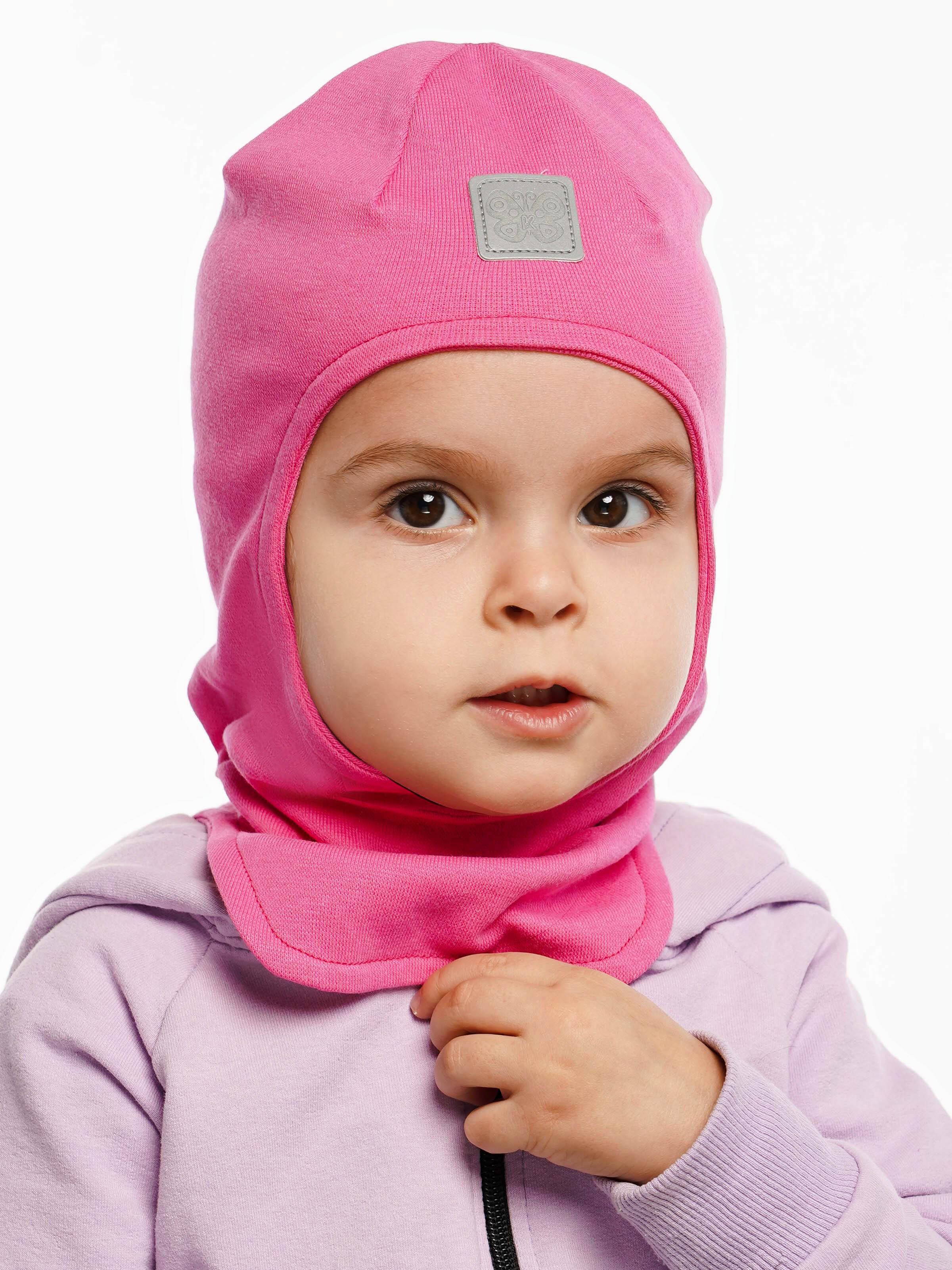 Шапка-шлем ПриКиндер G-Sp21807 Цвет Фуксия - фото 1