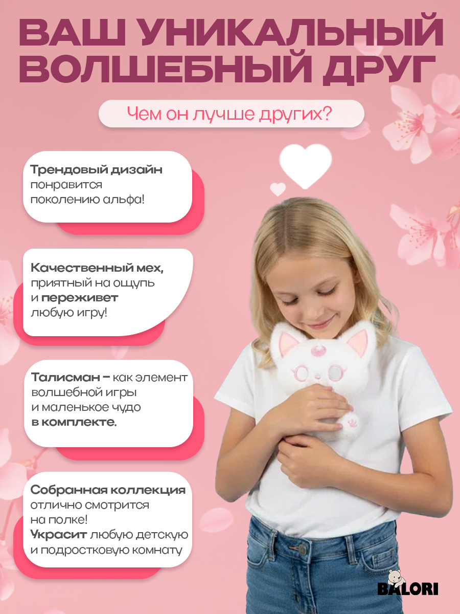 Мягкая игрушка Balori Котик - фото 8