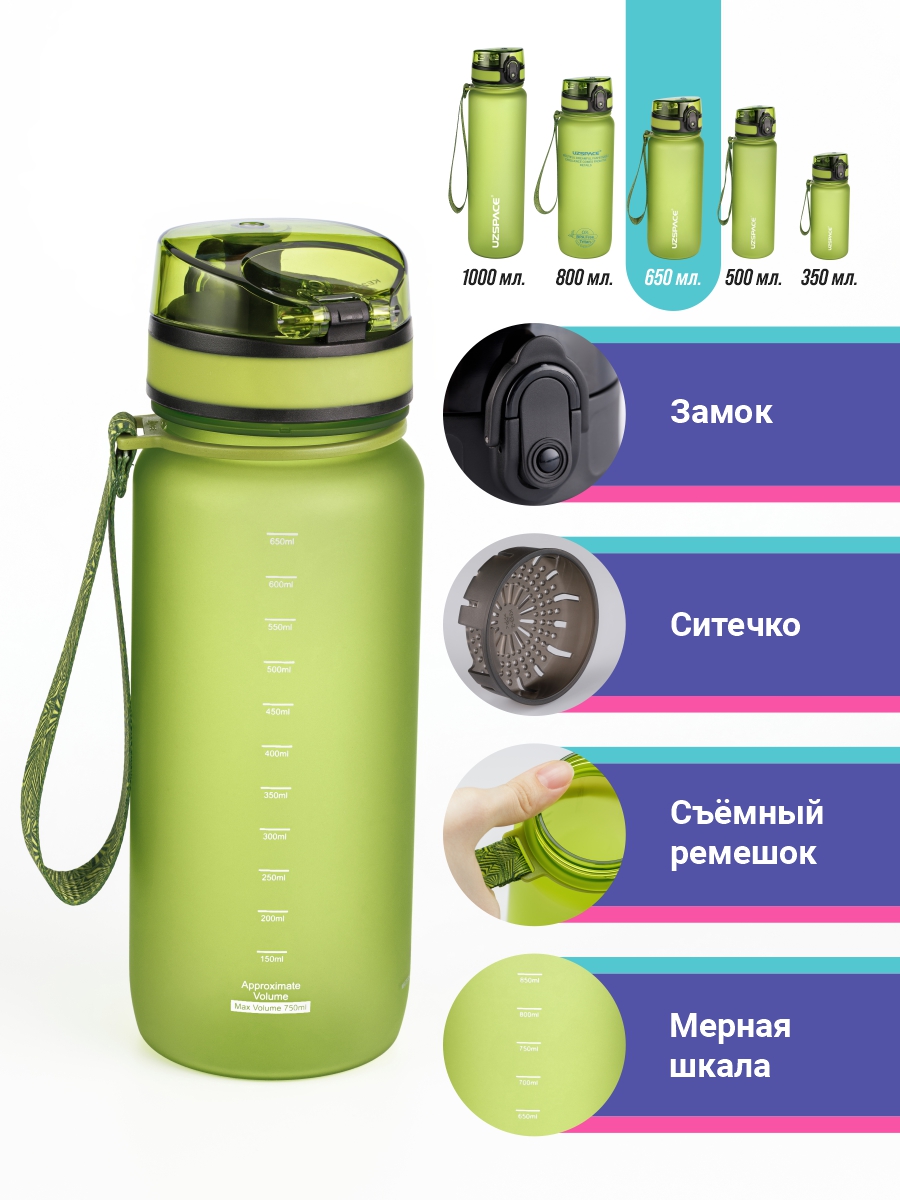 Бутылка UZSPACE 650 мл - фото 4