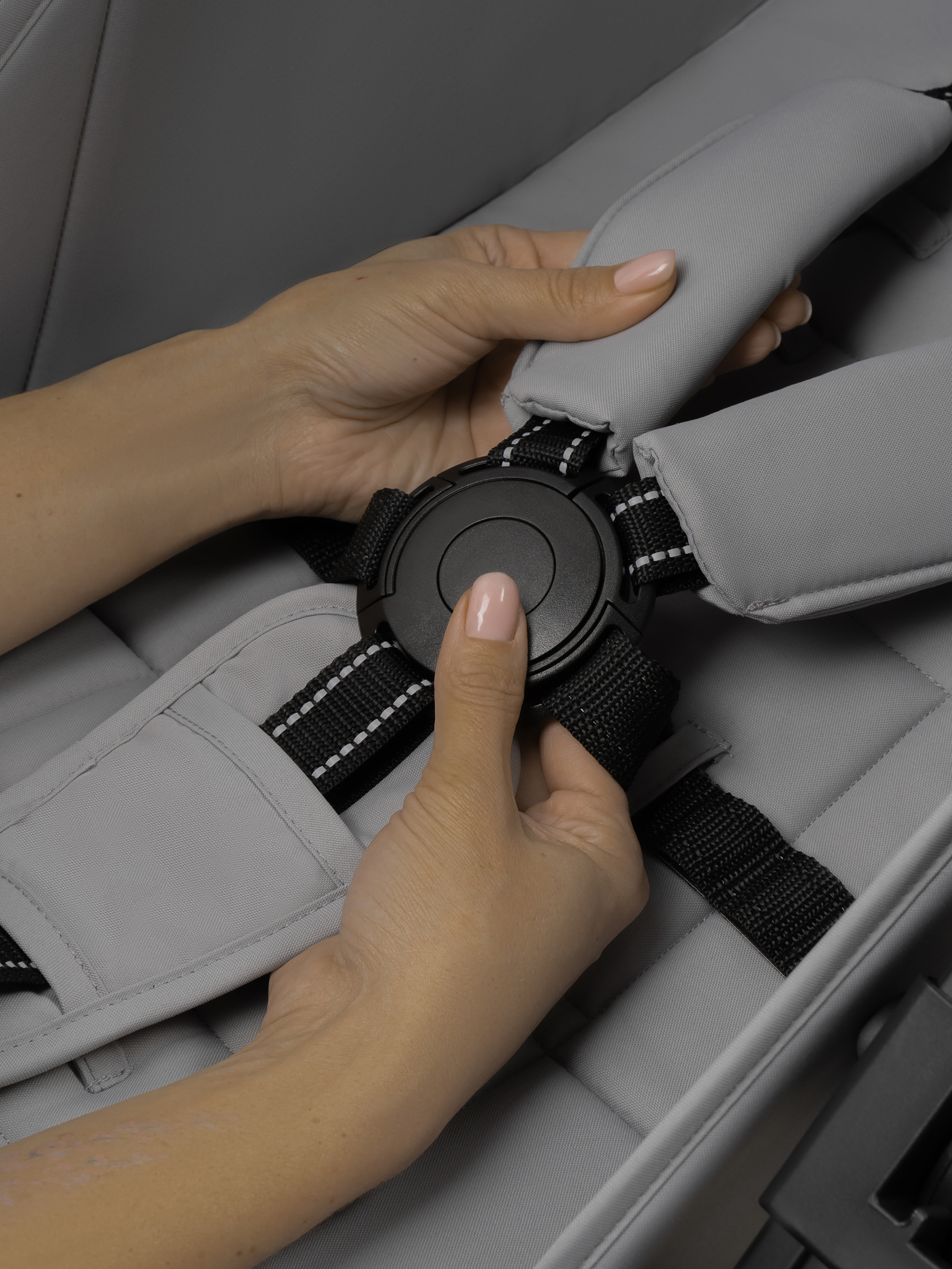 Коляска прогулочная JOVOLA Storm, светло-серый - фото 39