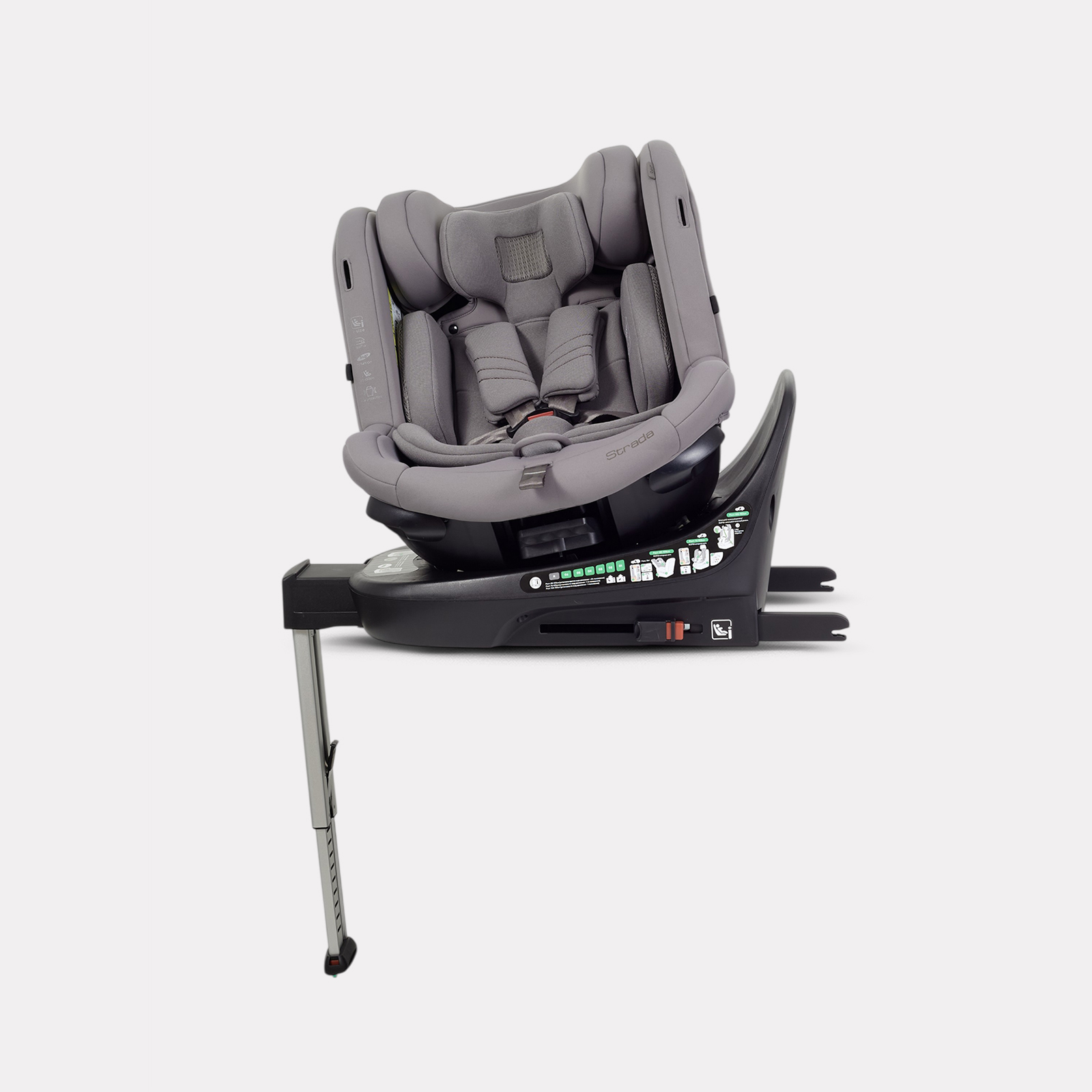 Автокресло Rant Страда Isofix 0+/1/2/3 (0-36 кг) серый - фото 19