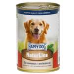 Корм для собак Happy Dog Natur Line телятина-индейка консервированный 400г