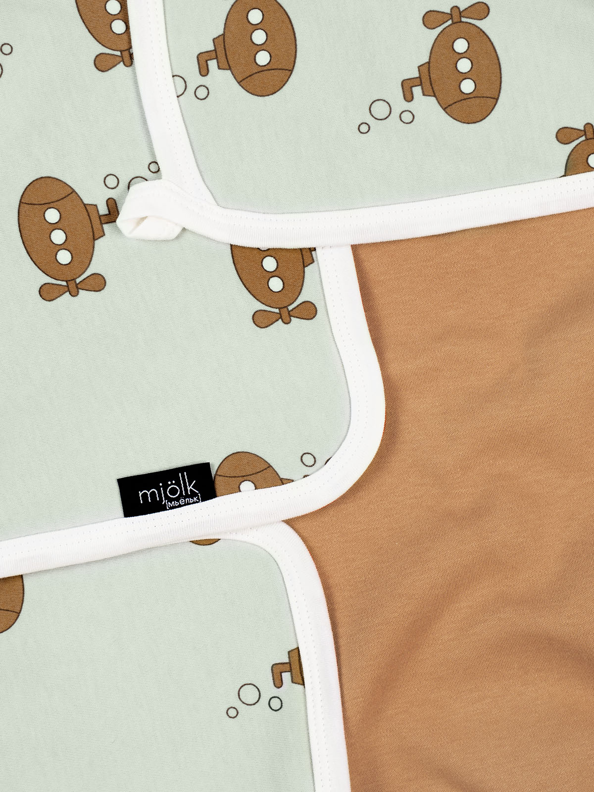 Плед Mjolk Submarines 80 x 80 см хлопок - фото 3