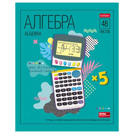 Тетрадь Hatber 48 лист. (Алгебра)