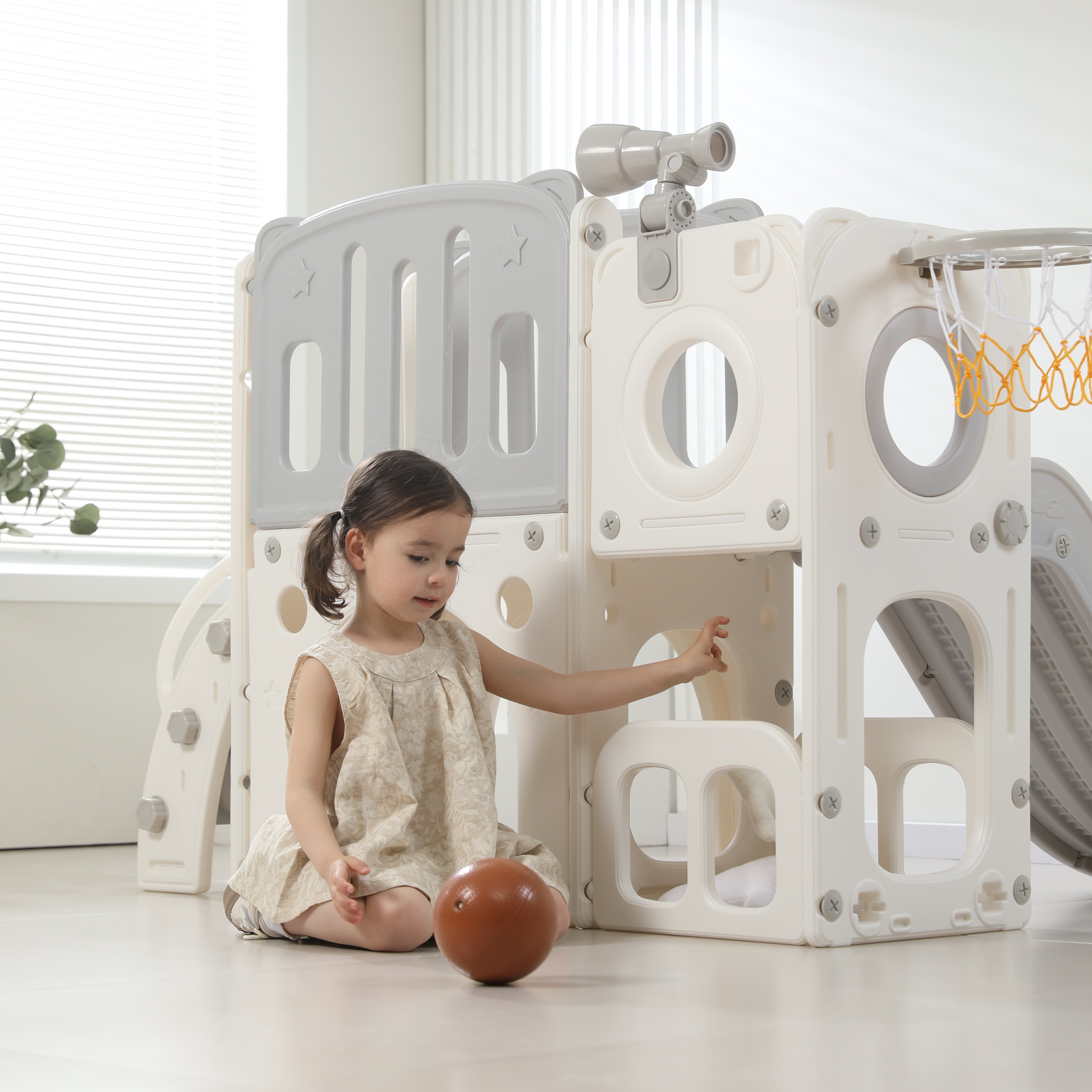 Игровой комплекс UNIX Kids Star Grey - фото 14