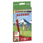 Карандаши цветные ALPINO 12 шт.