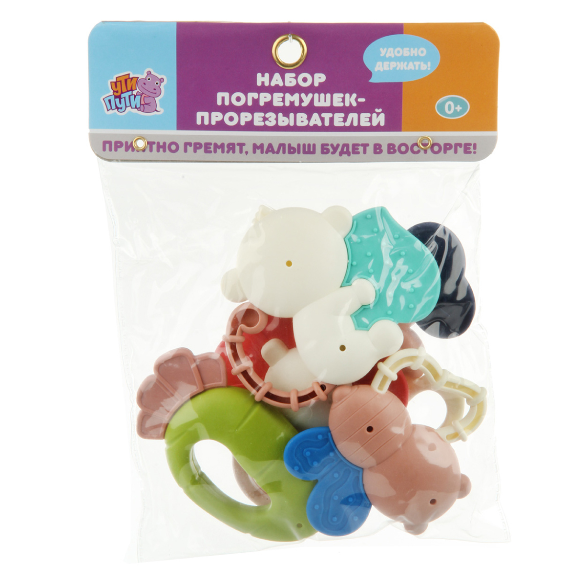 Игрушка УТИ ПУТИ погремушка Весёлые животные - фото 5