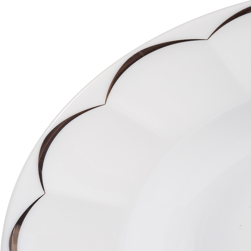 Сервиз столовый Zarin Porcelain Industries на 6 персон Neo Classic Narciss Platinum 29 предметов - фото 10