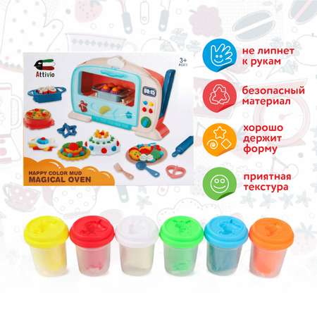 Масса для лепки Attivio Микроволновая печь