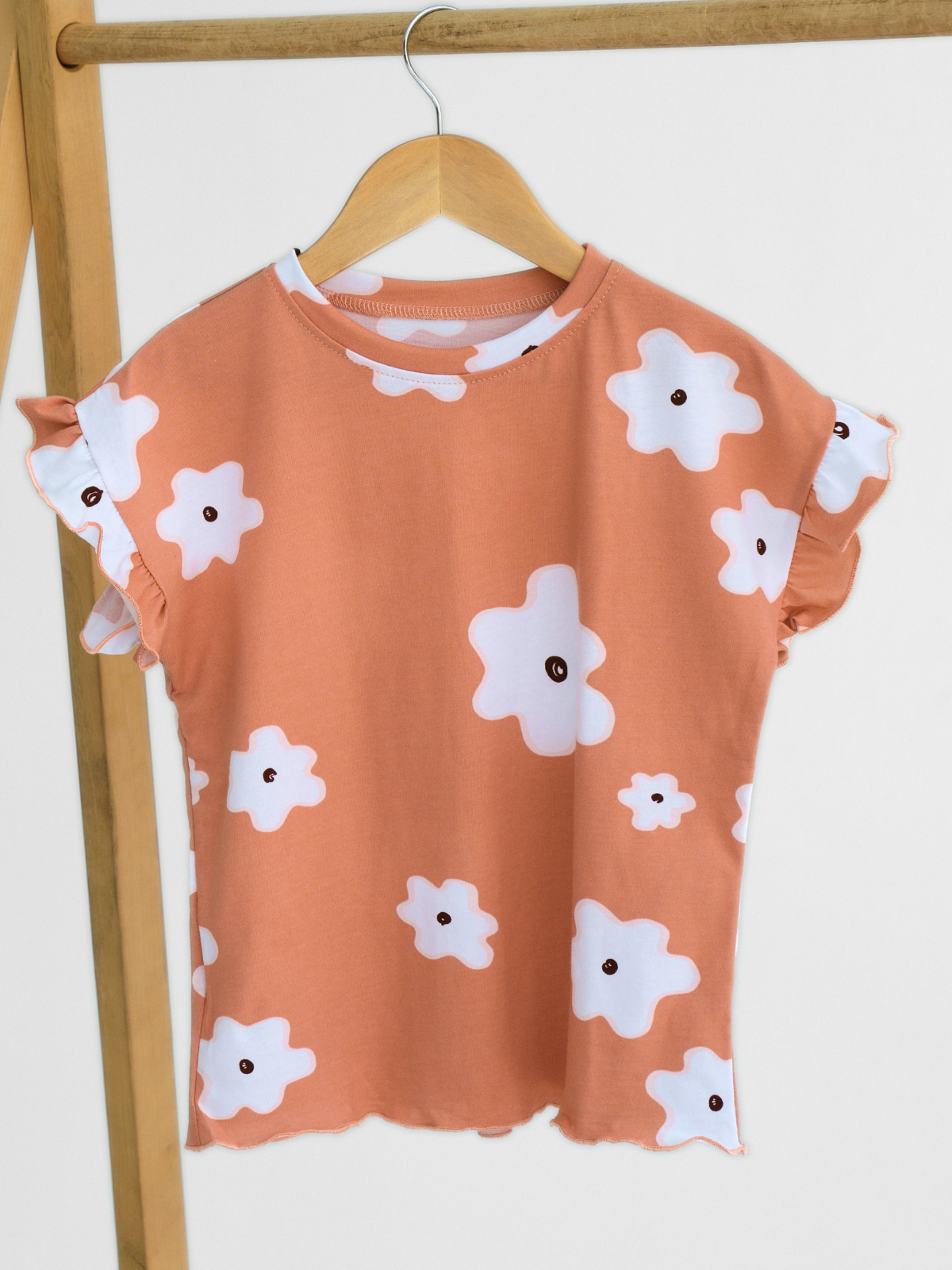 Футболка 2 шт Jelly Whale S25T05-2-Pudra-Brown - фото 9