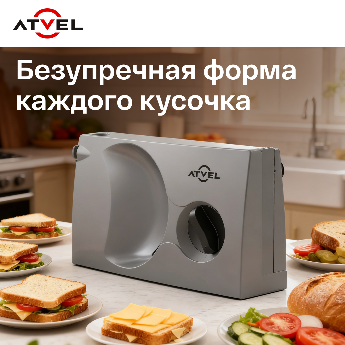 Слайсер Atvel SR1 Gray 11201 - фото 9