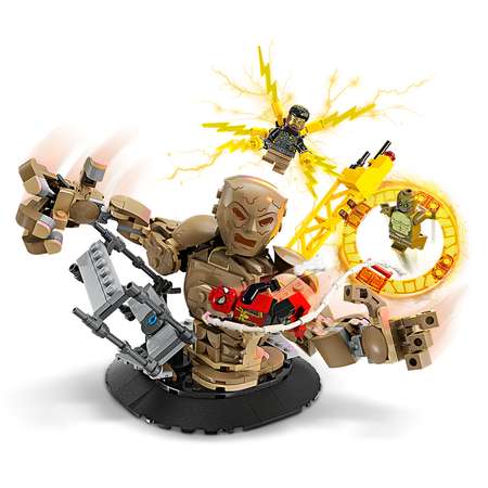 Конструктор LEGO Marvel Super Heroes Человек-паук Песочный человек блочный