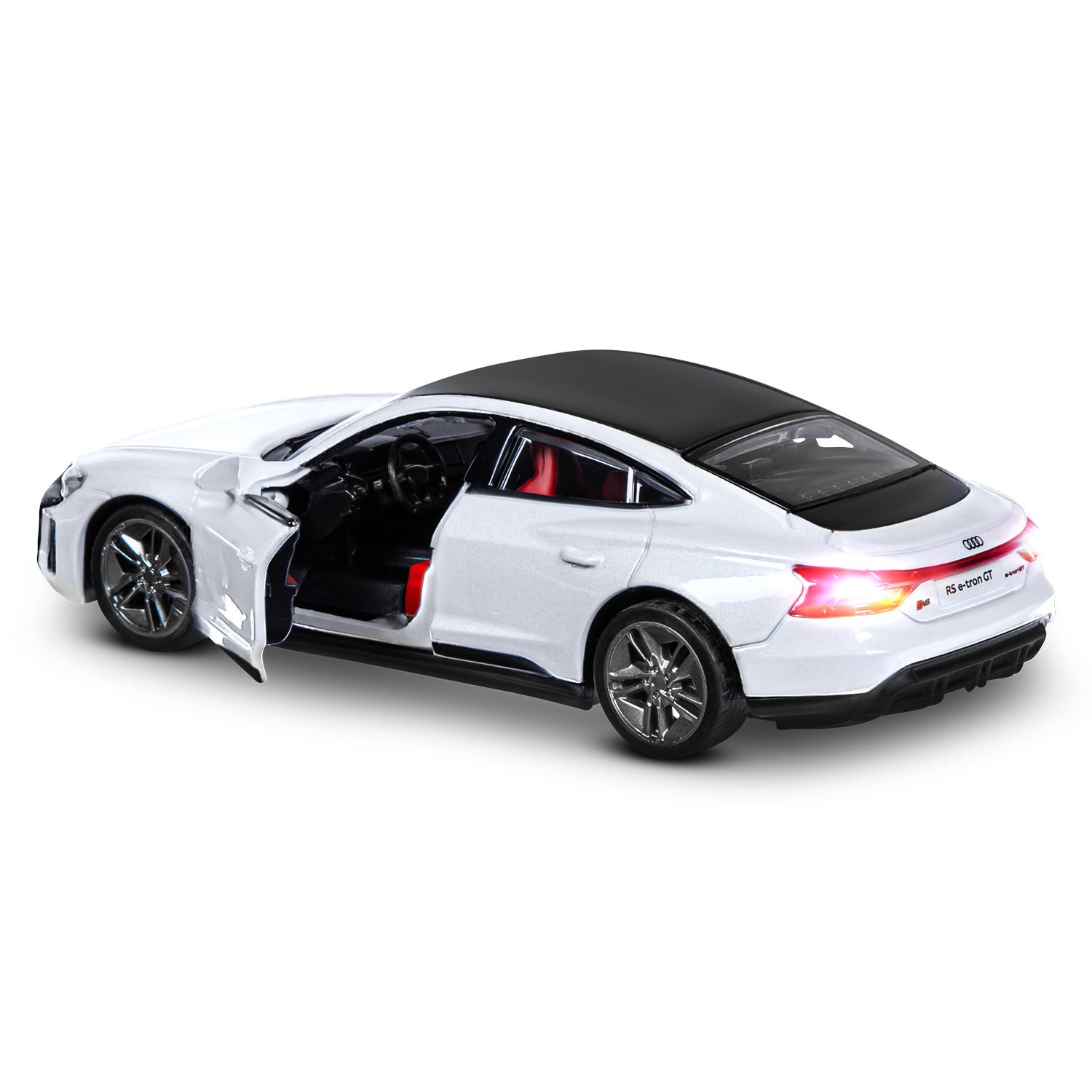 Автомобиль AUTODRIVE Audi RS e tron GT 1:36 белый JB1251678 - фото 9