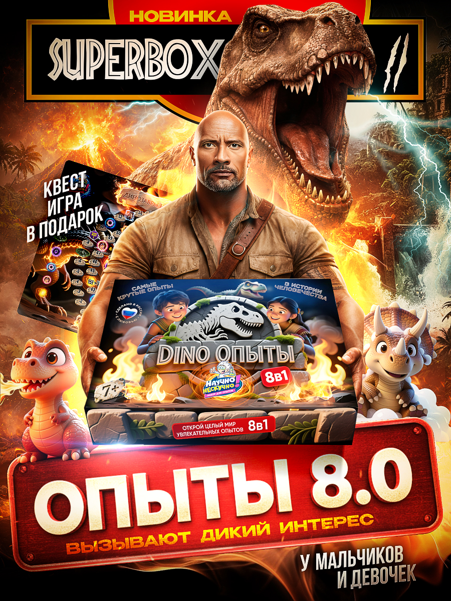 Набор для опытов Научно Нескучно Набор опытов - фото 1