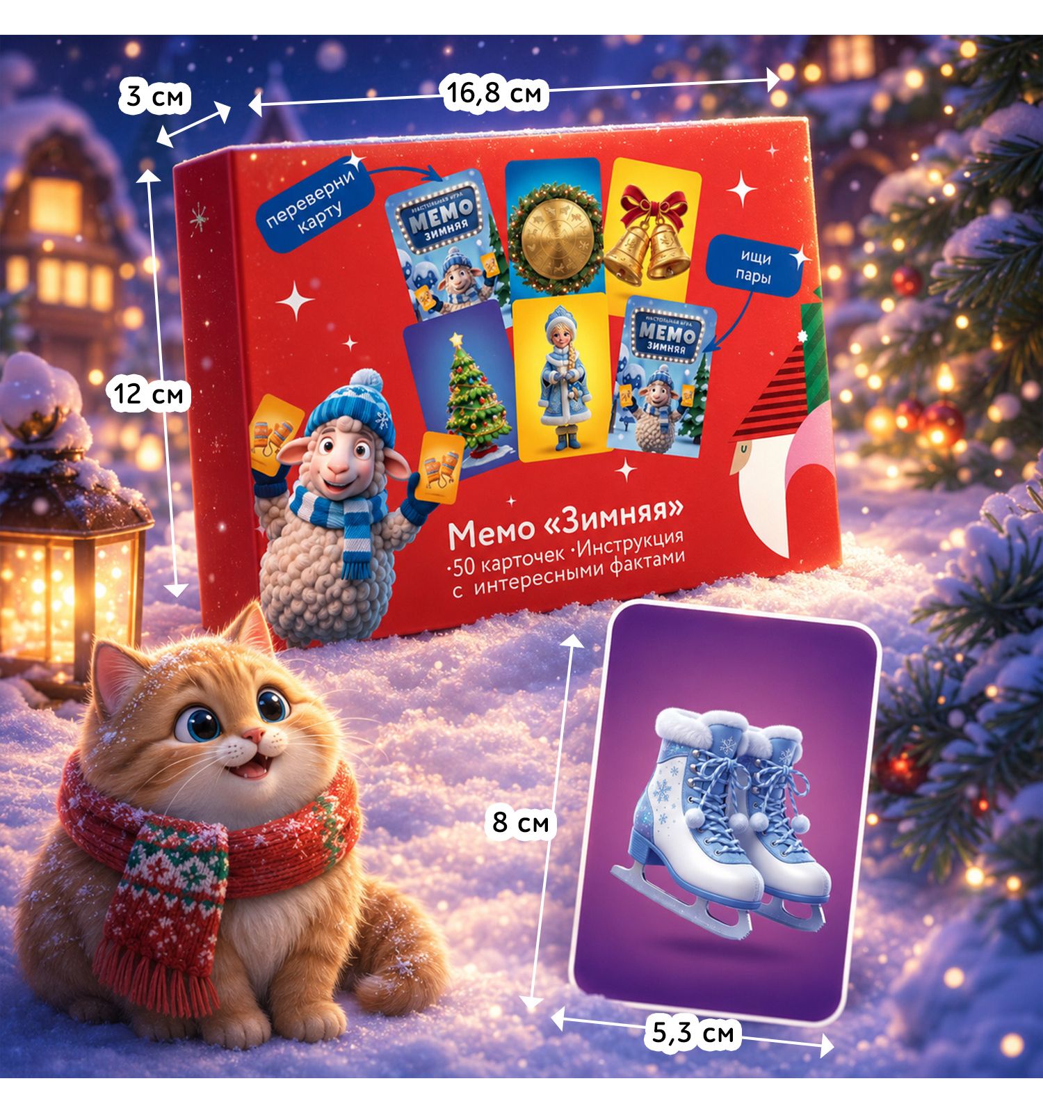 Настольная игра Десятое королевство Мемори Мемо Зимняя - фото 7