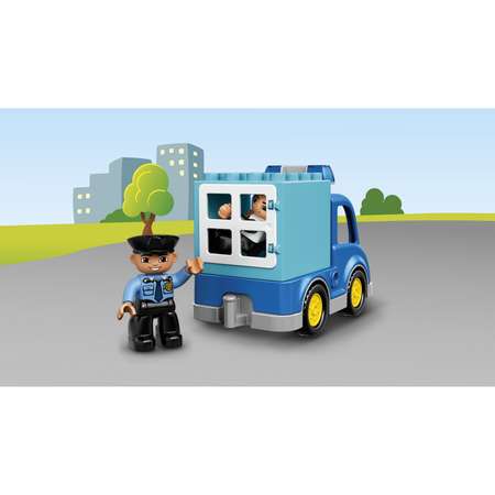Конструктор LEGO DUPLO Полицейский патруль блочный