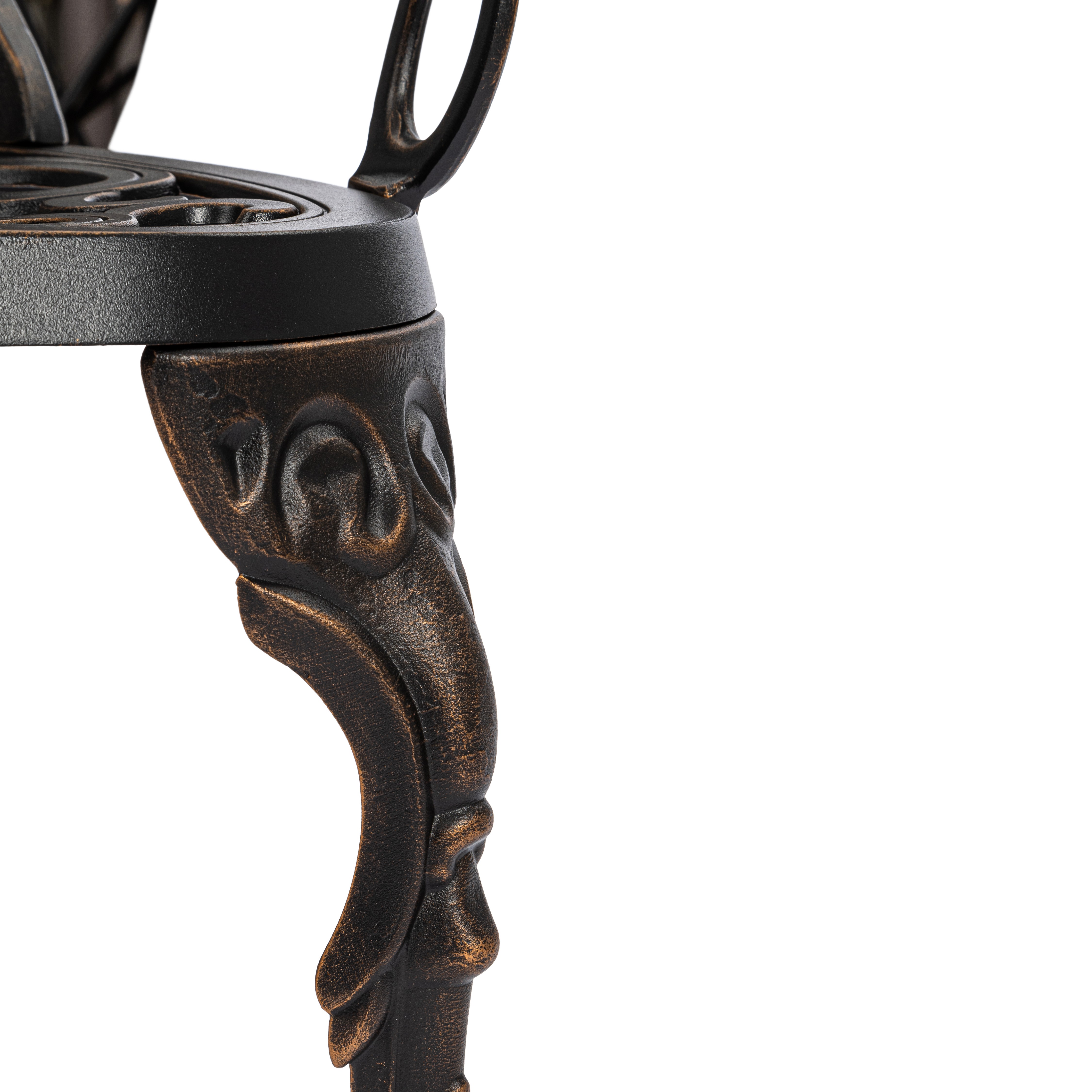 Садовая скамья TETCHAIR Симфония алюминий бронзовый - фото 11