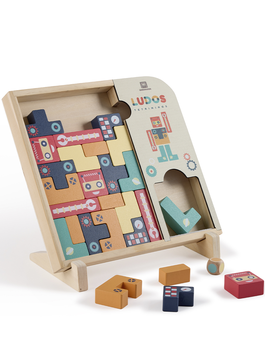 Настольная игра Hape Играем вместе Тетрис - фото 1