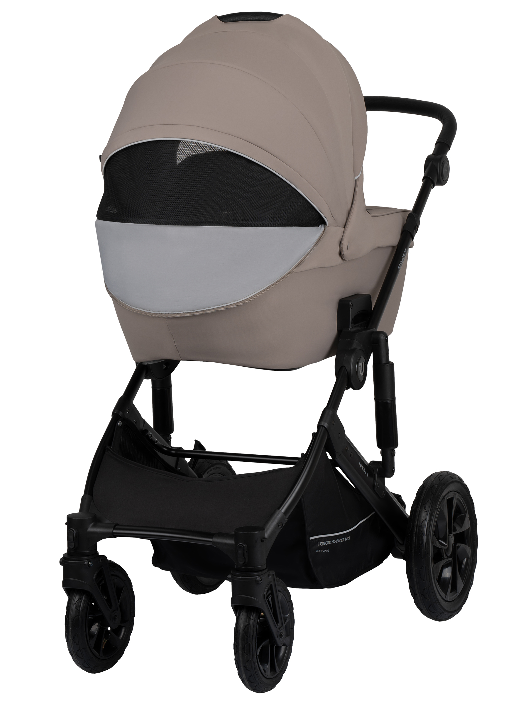 Коляска 3в1 JOVOLA Swift Plus бежевый - фото 3