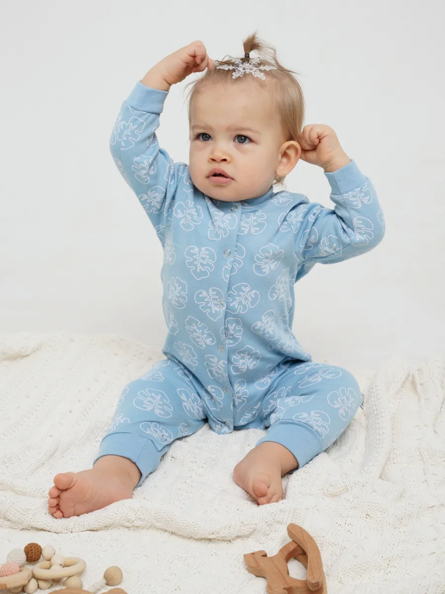 Комбинезон 3 шт Супер Пупс нбр/3пр/ком/сл/sk18синийлисточкиветочки - фото 26