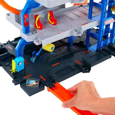 Гараж Hot Wheels City Мега гараж