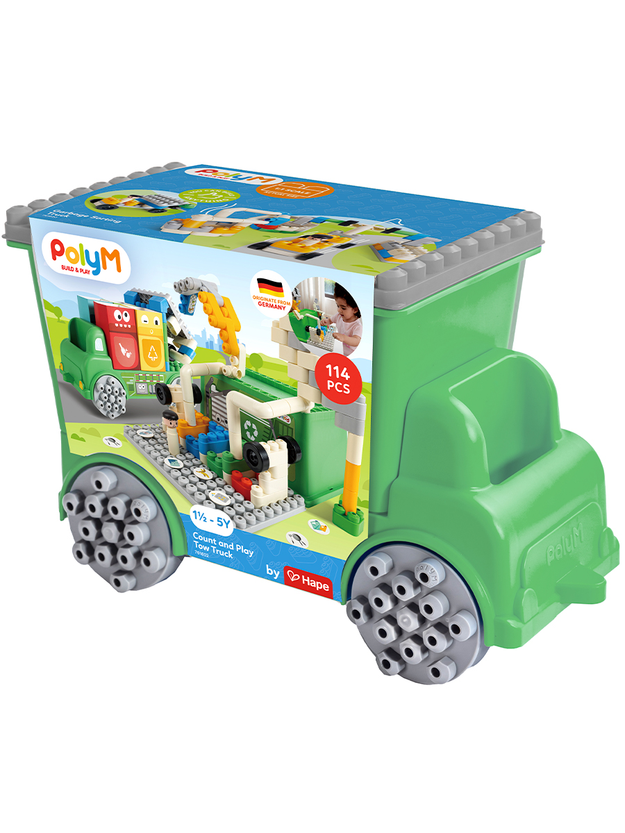 Конструктор Hape Грузовик 101 дет. - фото 8