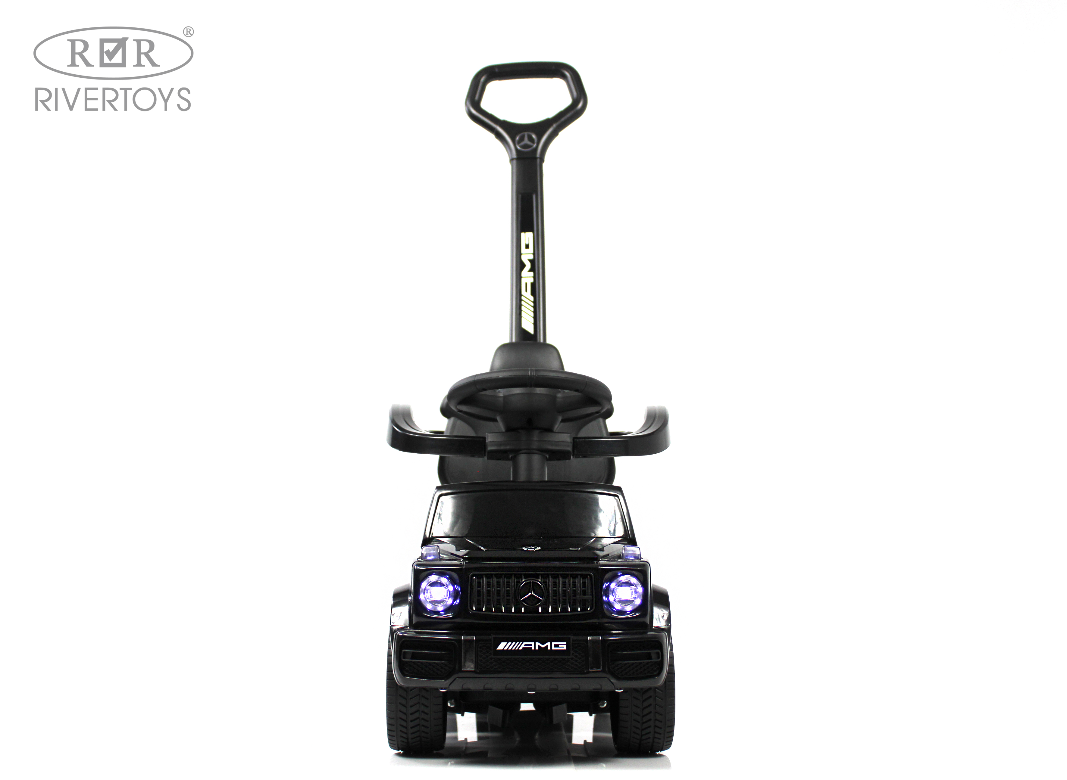 Каталка RIVERTOYS Mercedes-BenzG63 Black Diamond черный - фото 4