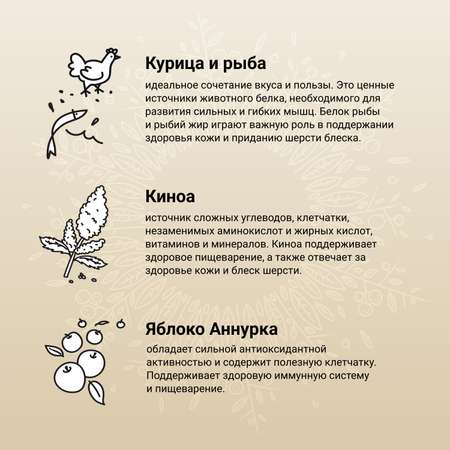 Корм для котят беременных и кормящих кошек CRAFTIA 320г из курицы и рыбы harmona сухой