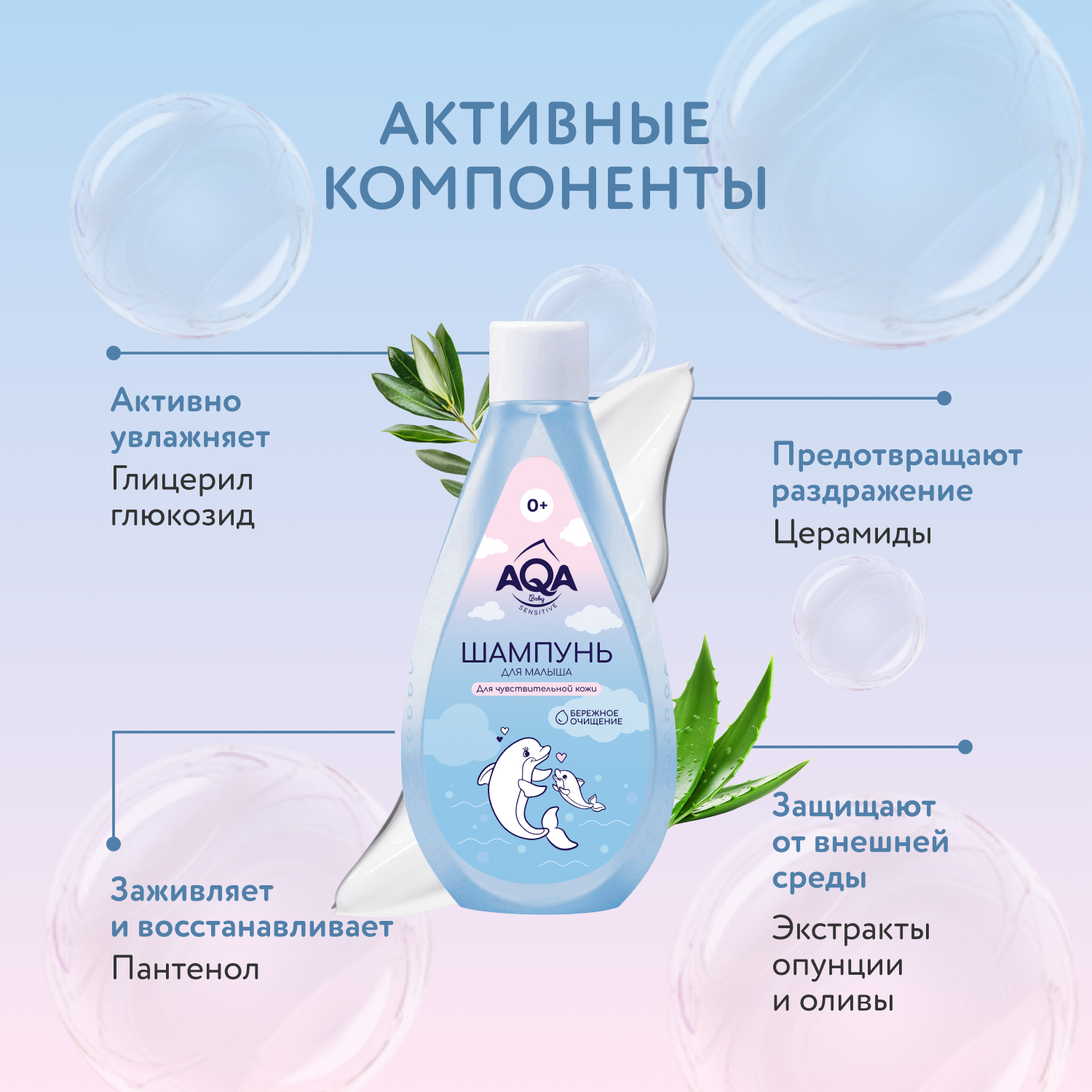 Шампунь AQA baby 250 мл - фото 4