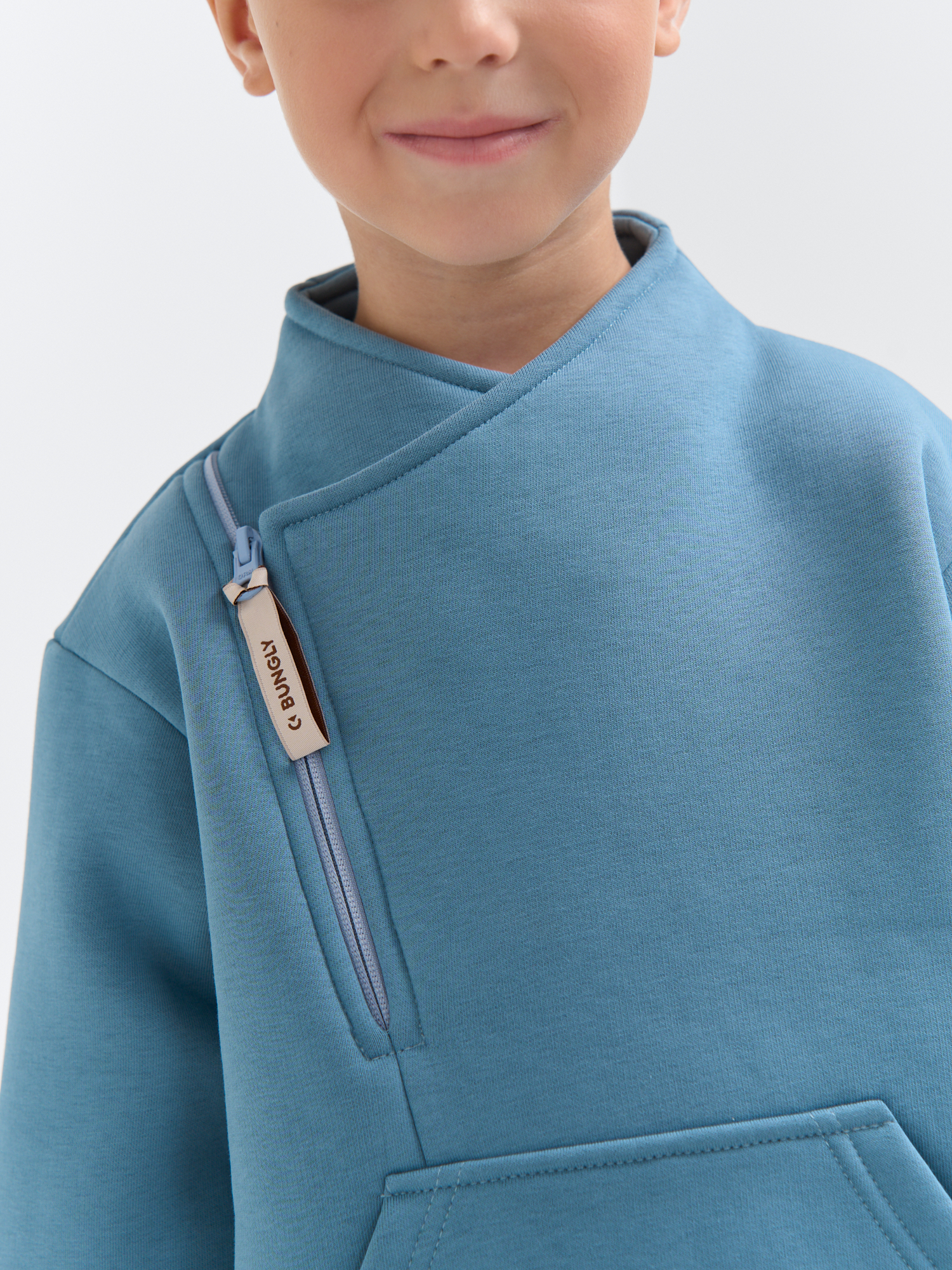 Толстовка BUNGLY 1R8895/Деним - фото 3