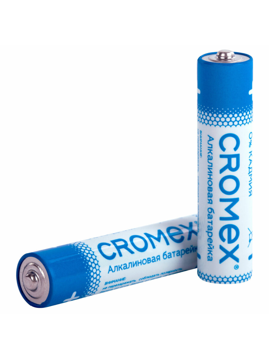 Батарейки CROMEX мизинчиковые AAA алкалиновые набор 4 штуки для весов часов фонарика - фото 7