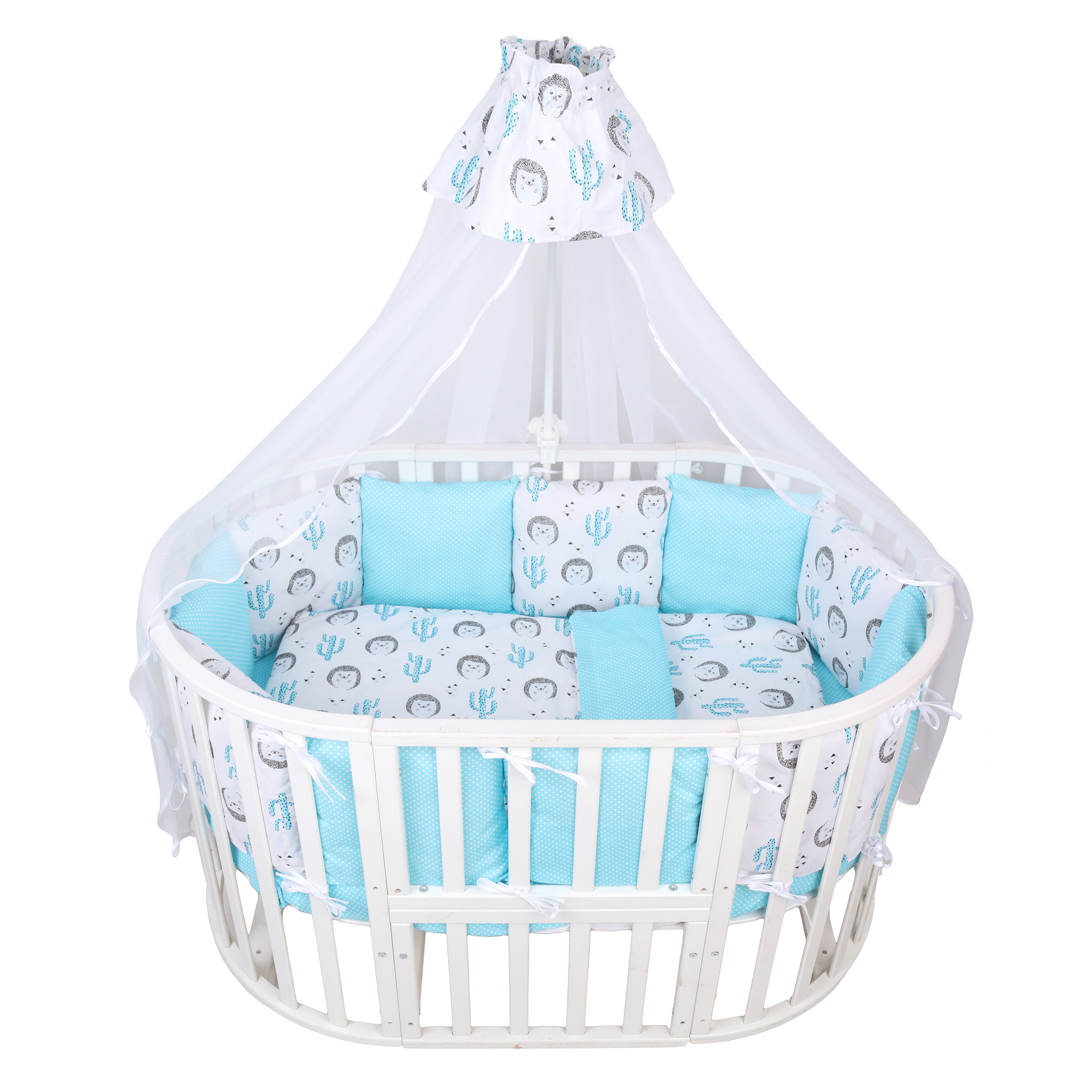 Бортик Amarobaby Ежики 12 дет. - фото 10