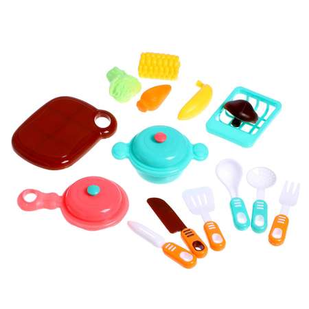 Игрушка Sima-Land плита, посуда, продукты