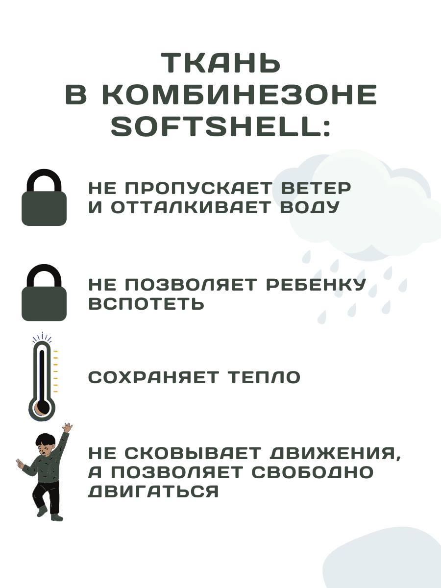 Комбинезон Polzcom PZSOFTOLIVE - фото 4