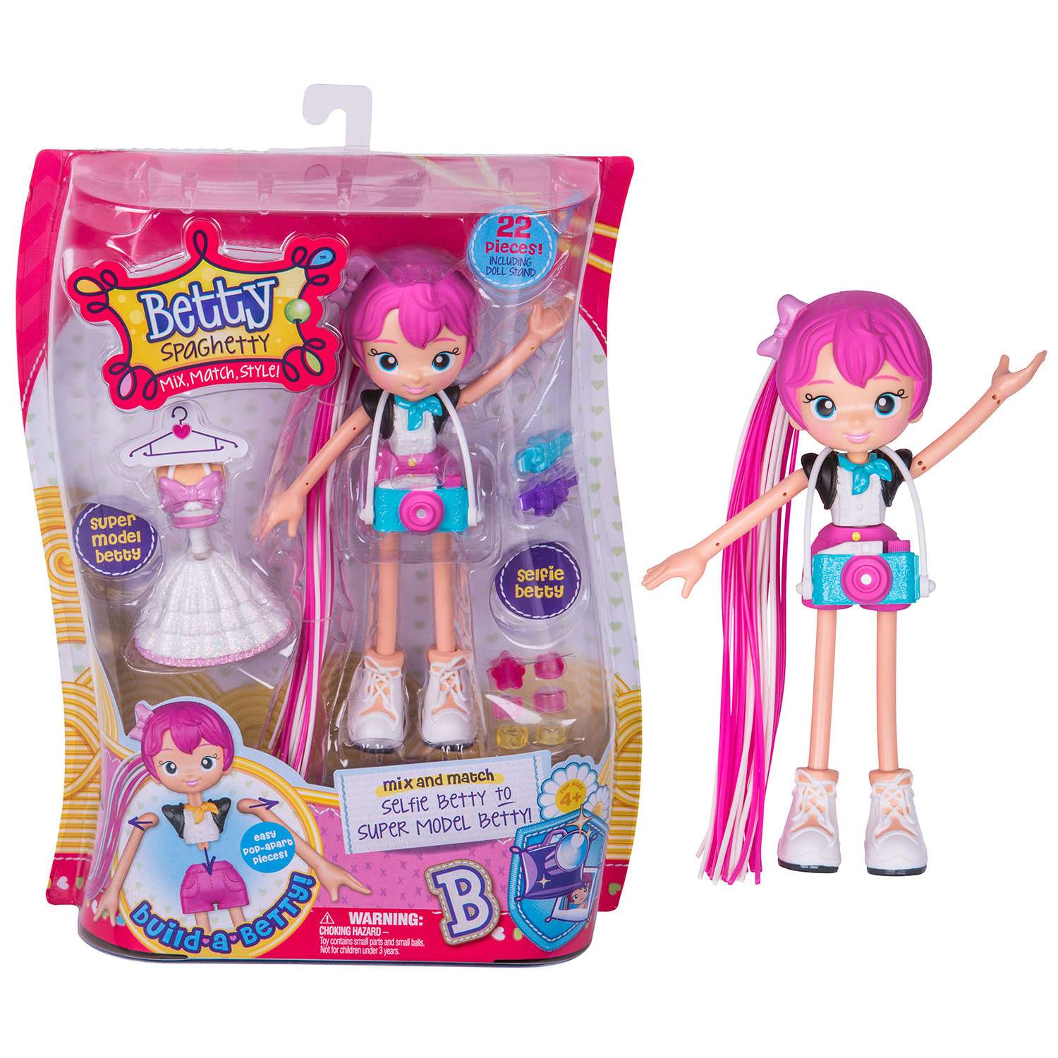 Кукла мини Betty Spaghetty в ассортименте 59014 (59011 59012 59013 59022 59023 59024) - фото 3