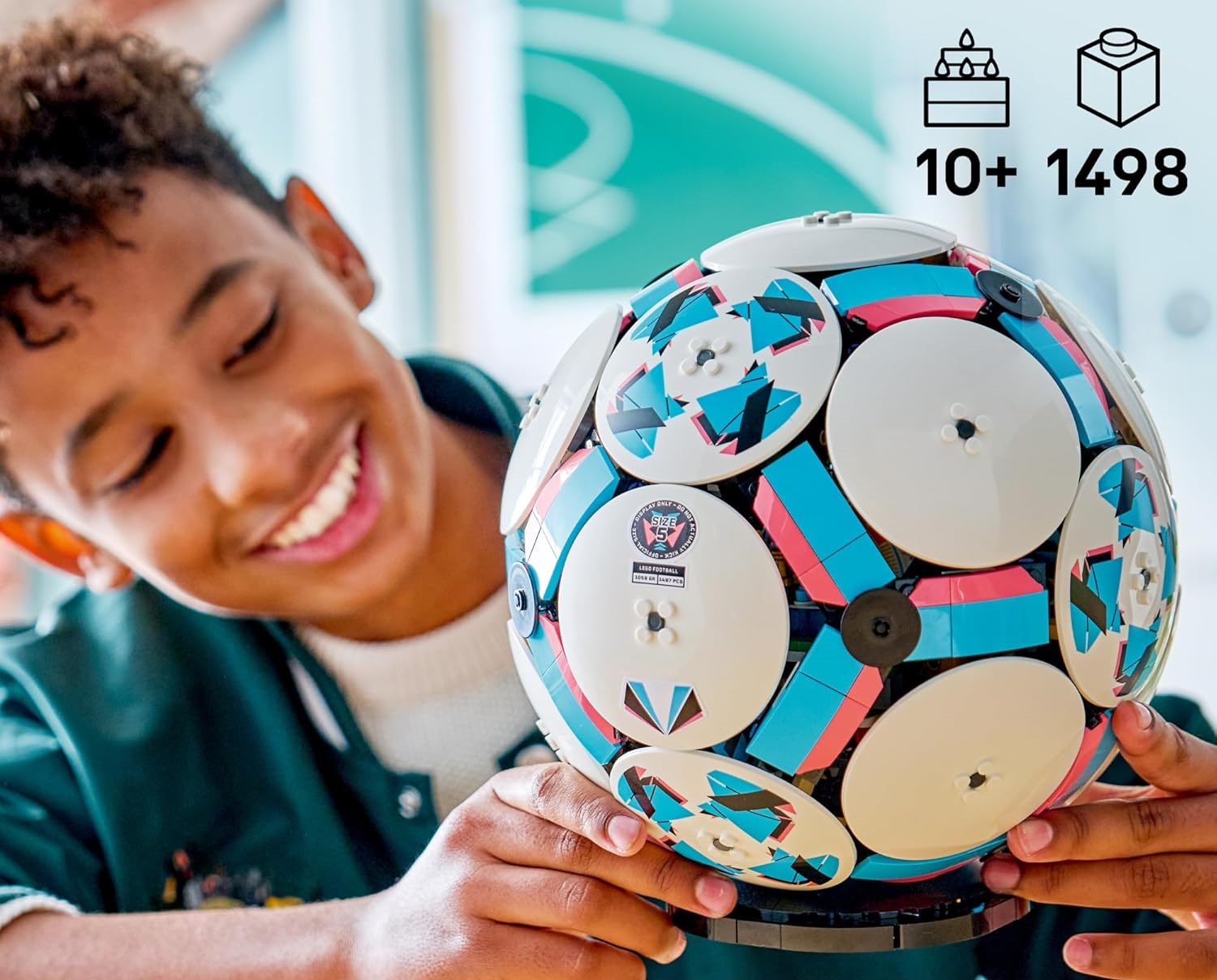 Конструктор LEGO Technic Футбольный мяч 1498 дет. - фото 4