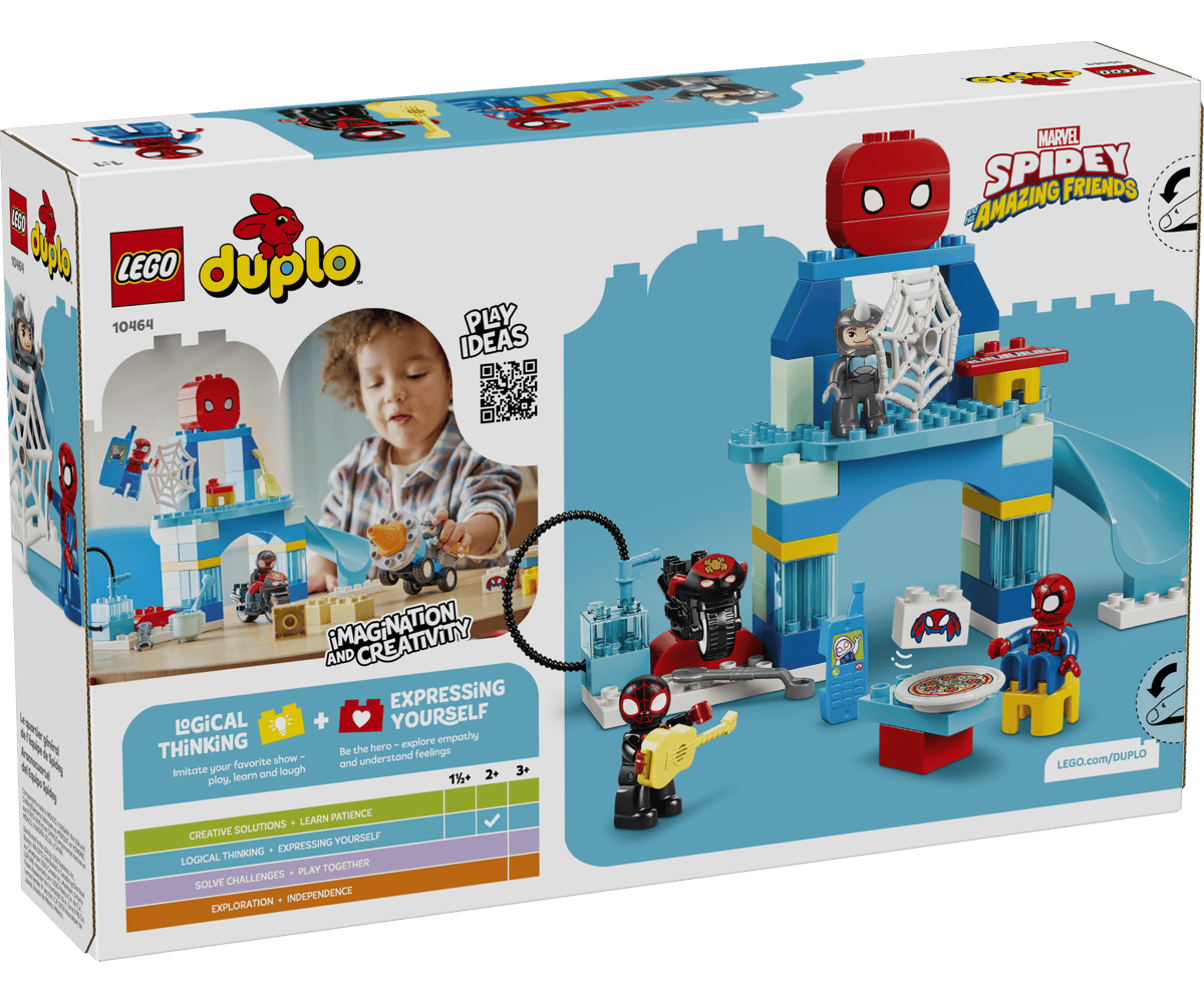 Конструктор LEGO DUPLO Паутинный штаб команды Спайди 65 дет. - фото 6