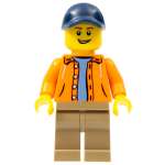 Фигурка LEGO Orange Jacket with