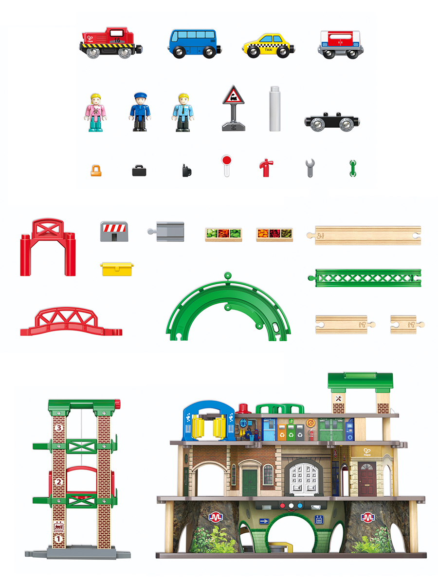 Набор железнодорожный Hape E3883_HP - фото 7