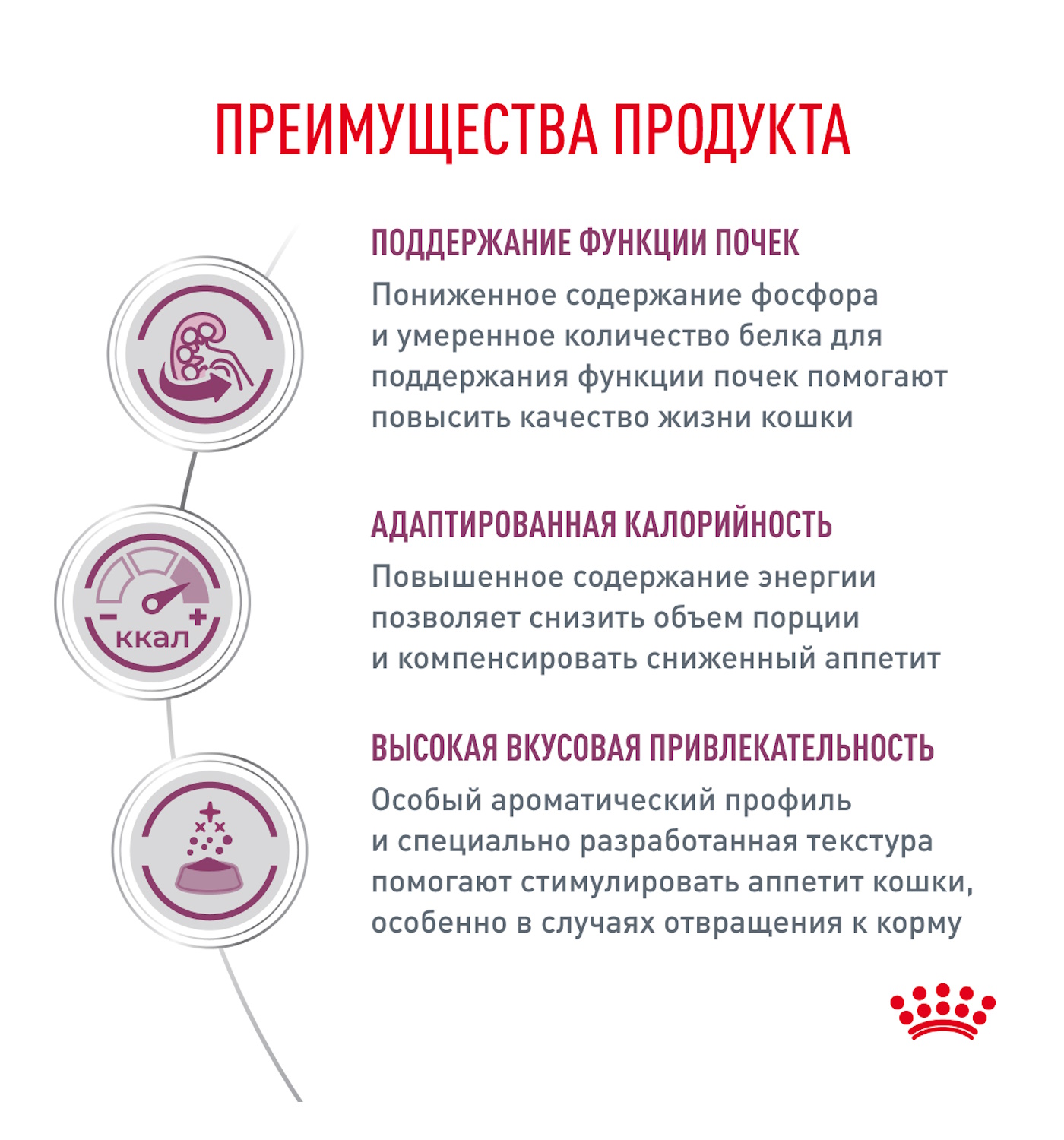 Корм для кошек ROYAL CANIN Renal RF23 лечение заболеваний почек 2кг - фото 4