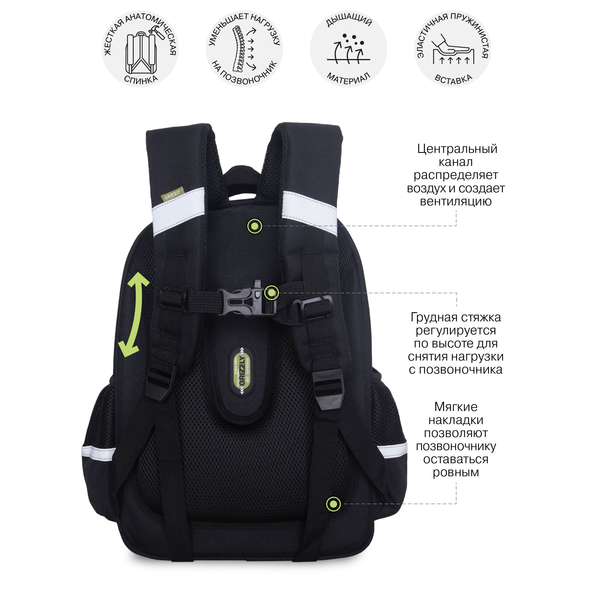 Ранец Grizzly Мишка - фото 10