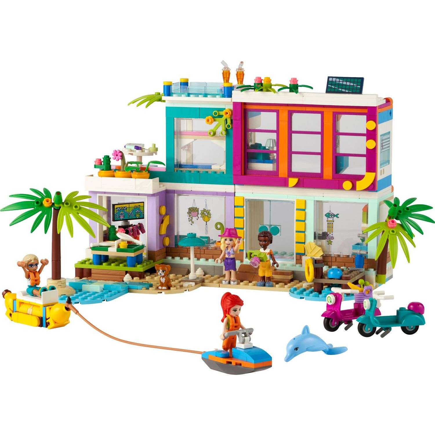 Конструктор LEGO Friends Пляжный дом для отдыха блочный - фото 2