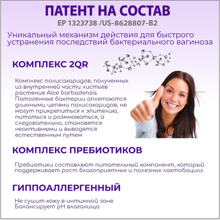 ФлораФем Multi-Gyn от молочницы кандидоза 25 мл
