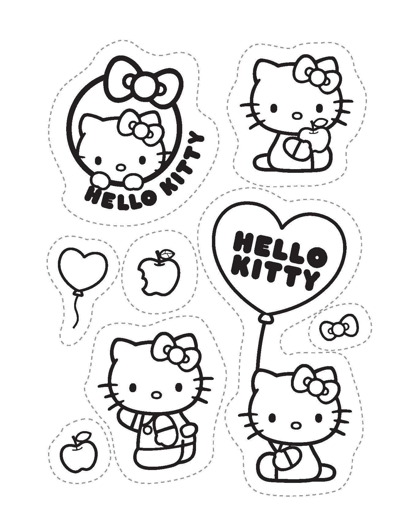 Книга АСТ Hello Kitty стикербук - фото 5