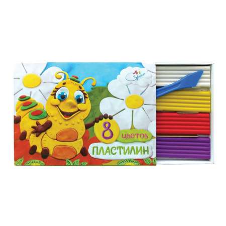 Пластилин Спейс 8 цв.